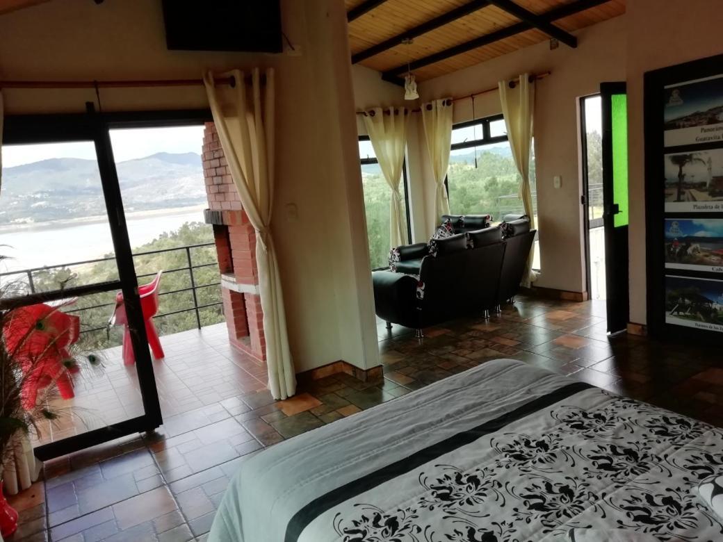 Benigno Mirador Bed and Breakfast Guatavita Buitenkant foto